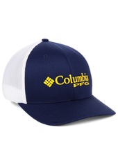 Columbia West Virginia Mountaineers Pfg Stretch Fitted Cap - Navy/White