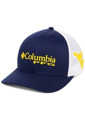 Columbia West Virginia Mountaineers Pfg Stretch Fitted Cap - Navy/White