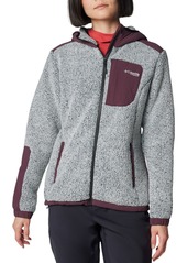 Columbia Women's Arctic Crest Sherpa Full Zip Fleece, XS, White