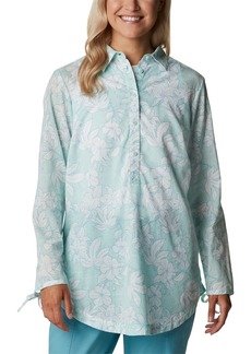 Columbia Women's Camp Henry II Tunic ICY Morn Lakeshore Floral