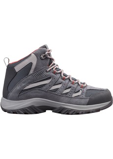 Columbia Women's Crestwood Mid Waterproof Hiking Boots, Size 7, Gray