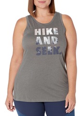 Columbia-Women's Daisy Days Graphic Tank Charcoal Heather/Seek The Hike