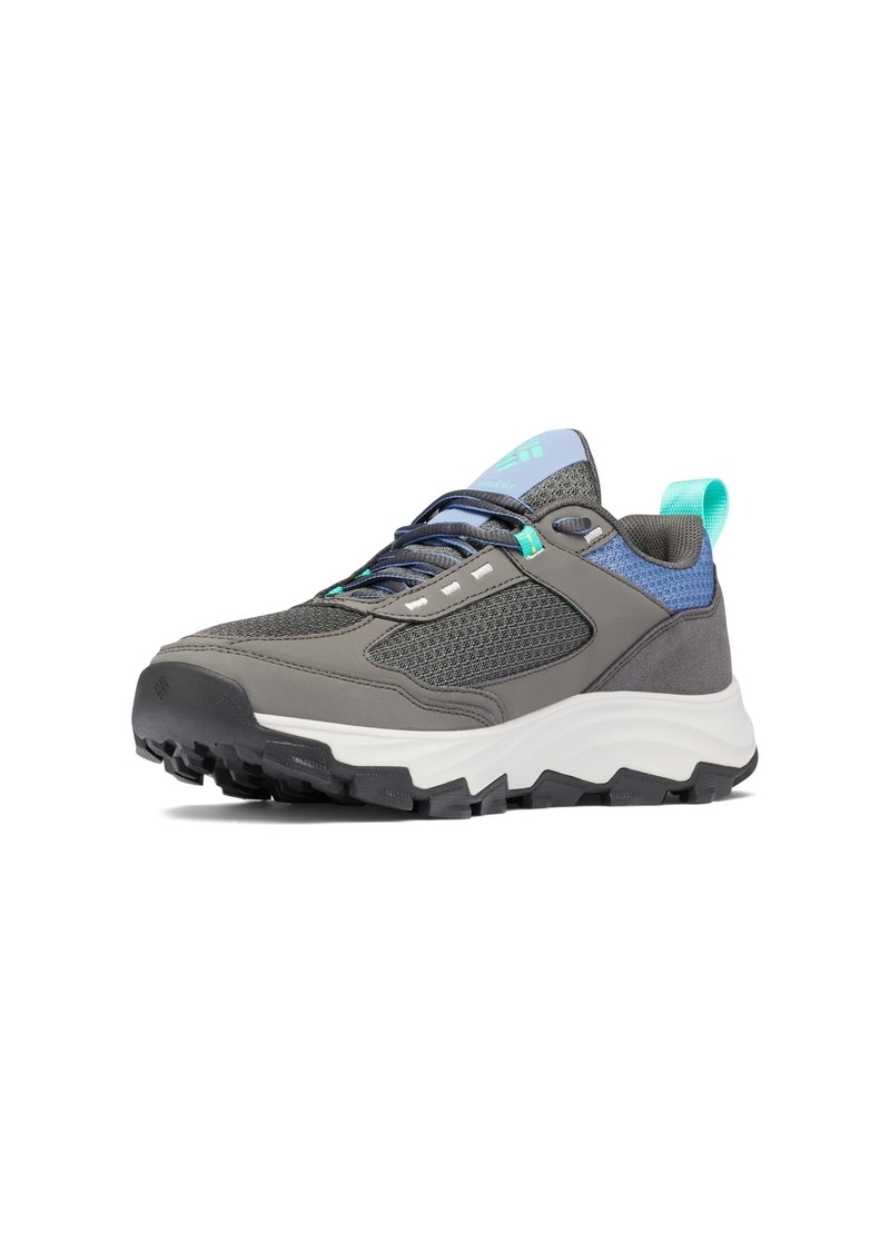 Columbia Women's Hatana Max Outdry Hiking Shoe Dark Grey/Electric Turquoise