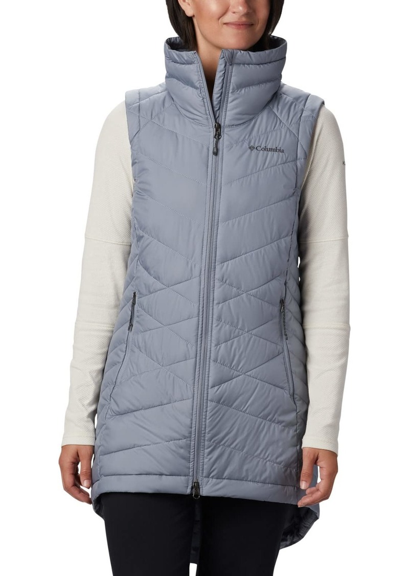 Columbia Women's Heavenly Long Vest Trade Winds Grey