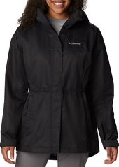Columbia Women's Hikebound Long Rain Jacket, XS, Black