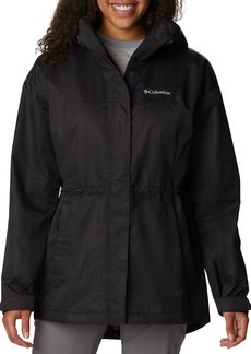 Columbia Women's Hikebound Long Rain Jacket, XS, Black