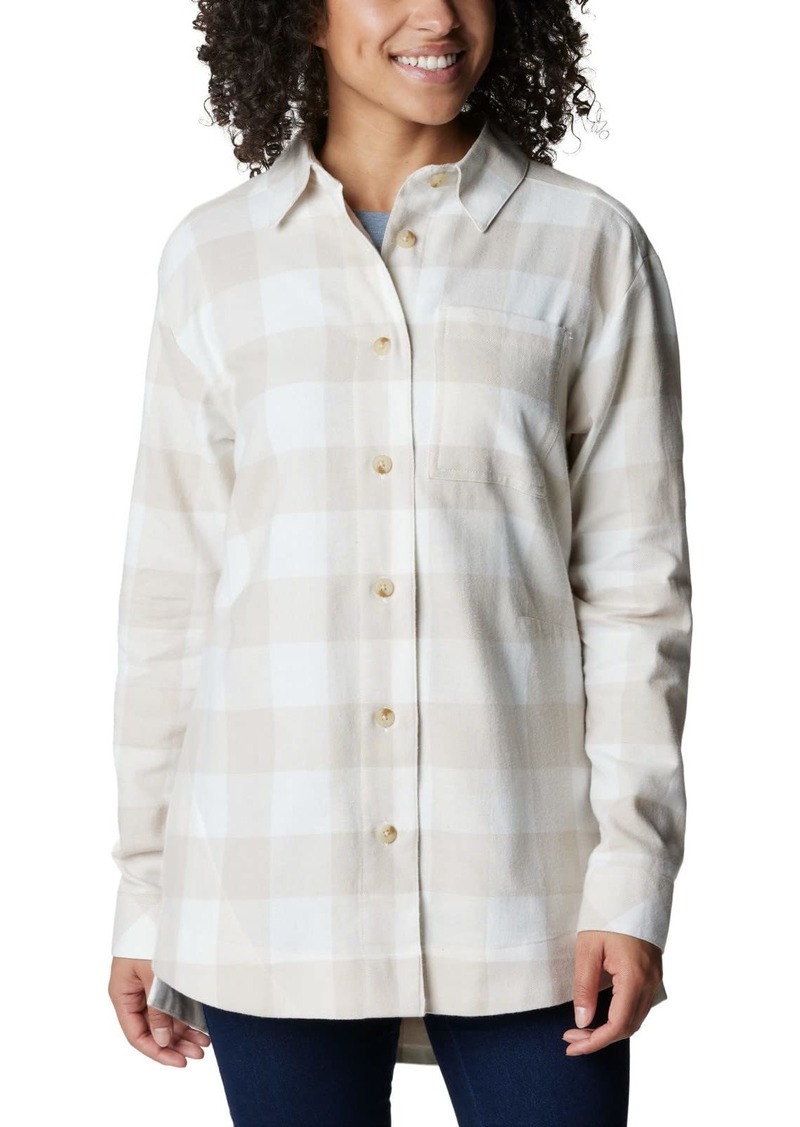 Columbia Women's Holly Hideaway Flannel Shirt   Plus