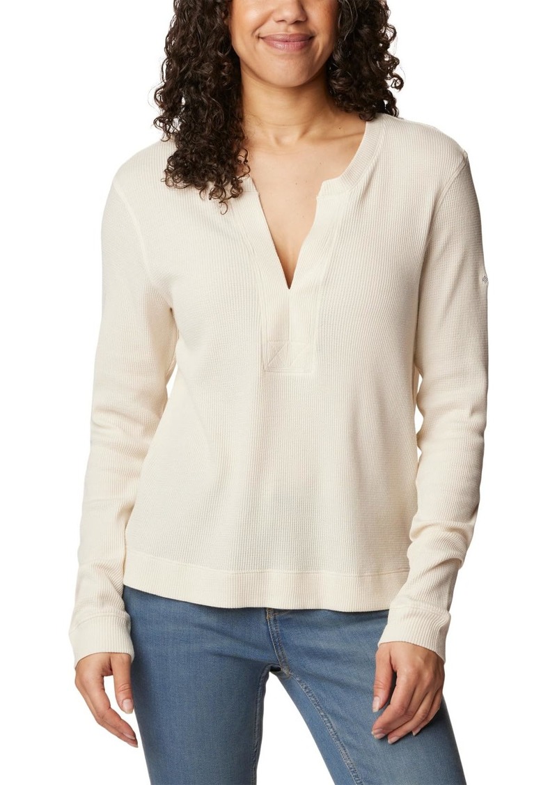 Columbia Women's Holly Hideaway Waffle Long Sleeve   Plus