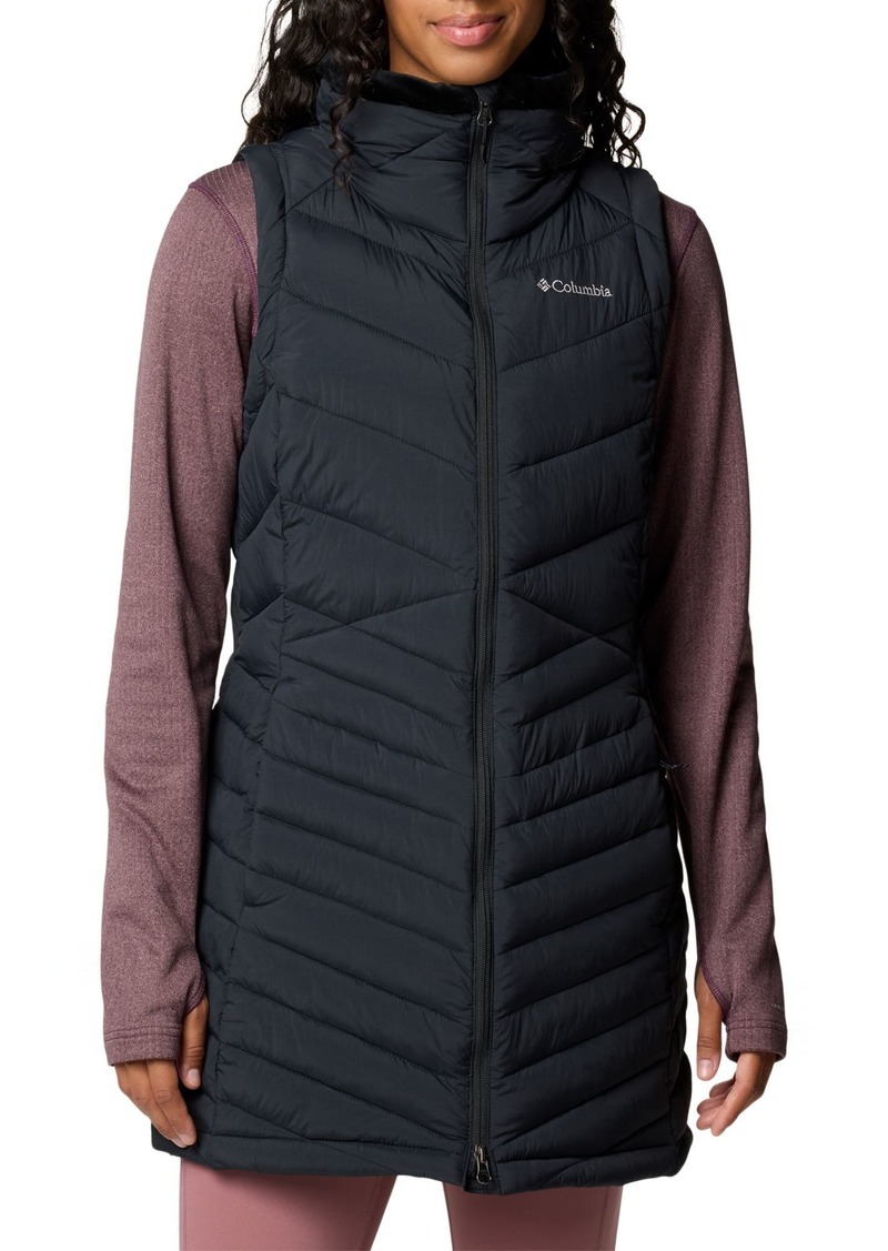 Columbia Women's Joy Peak II Long Vest, XS, Black