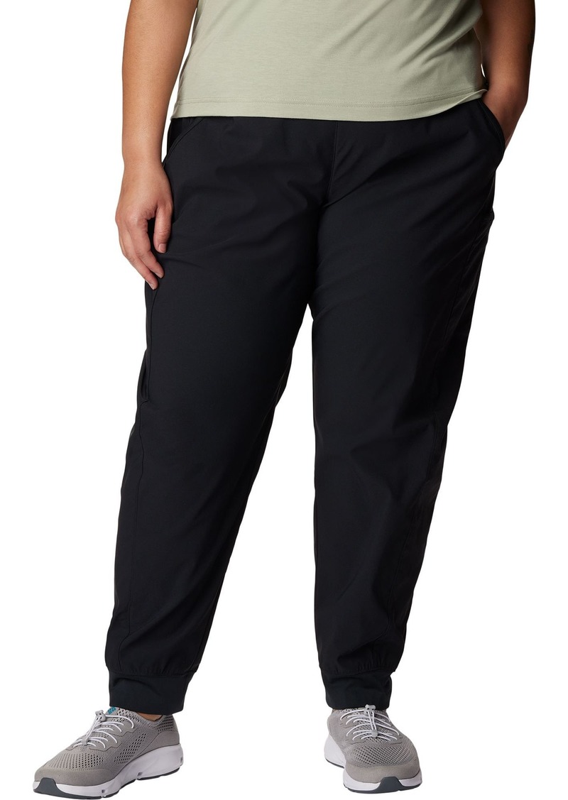 Columbia Women's Leslie Falls Jogger, 3X, Black