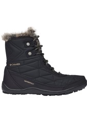 Columbia Women's Minx Shorty III Wateproof 200g Winter Boots, Size 9.5, Black