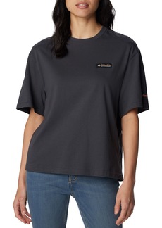 Columbia Women's Moon Falls Relaxed Short Sleeve T-Shirt, XS, Gray