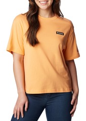 Columbia Women's Moon Falls Relaxed Short Sleeve T-Shirt, XS, Orange