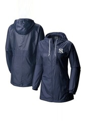 Columbia Women's Navy New York Yankees Flashback Full-Zip Windbreaker Jacket at Nordstrom