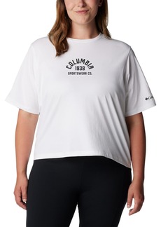 Columbia Women's North Cascades Relaxed Tee White/College Life
