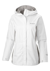 Columbia Women's Omni-Tech Arcadia Ii Rain Jacket - White/Flint Grey