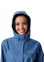 Columbia Womens Omni Tech Arcadia Ii Rain Jacket Tidal Short Sleeve Polo T Shirt Printed Mid Rise Shorts