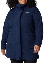 Columbia Women's Panorama Long Sherpa Jacket, XS, Black