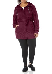 Columbia Women's Plus Size Pardon My Trench Rain Jacket