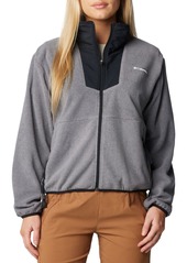 Columbia Women's Sequoia Grove Full Zip Fleece, XS, City Grey Heather/Black