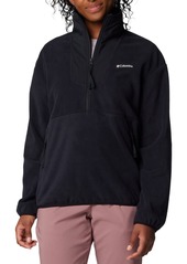 Columbia Women's Sequoia Grove Half Zip Fleece, XS, Gray