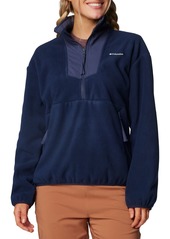 Columbia Women's Sequoia Grove Half Zip Fleece, XS, Gray