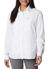 Columbia Women's Silver Ridge Utility Long Sleeve Shirt, Small, Black