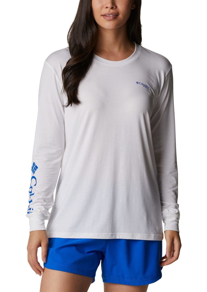 Columbia Women's Slack Water Graphic Boyfriend Long Sleeve