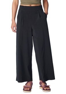 Columbia Women's Solid Anytime Wide-Leg Pull-On Pants - Black