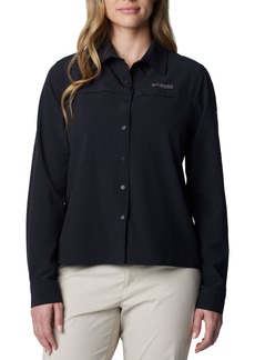 Columbia Women's Summit Valley Woven Long Sleeve Shirt, XS, Black