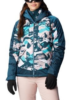 Columbia Women's Sweet Shredder II Insulated Jacket Dusty Pink Geoglacial/Night Wave Sheen