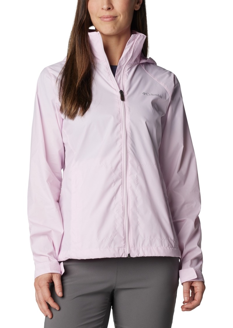 Columbia Women's Switchback Waterproof Packable Rain Jacket, Xs-3X - Pink Dawn