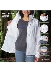 Columbia Women's Switchback Waterproof Packable Rain Jacket, Xs-3X - Black