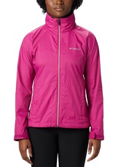 Columbia Women's Switchback Waterproof Packable Rain Jacket, Xs-3X - Fuchsia