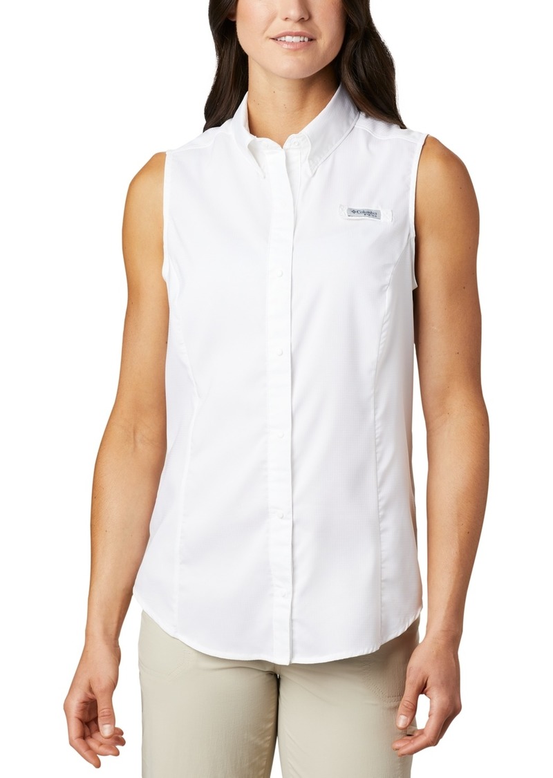 Columbia Women's Tamiami Sleeveless Shirt - White