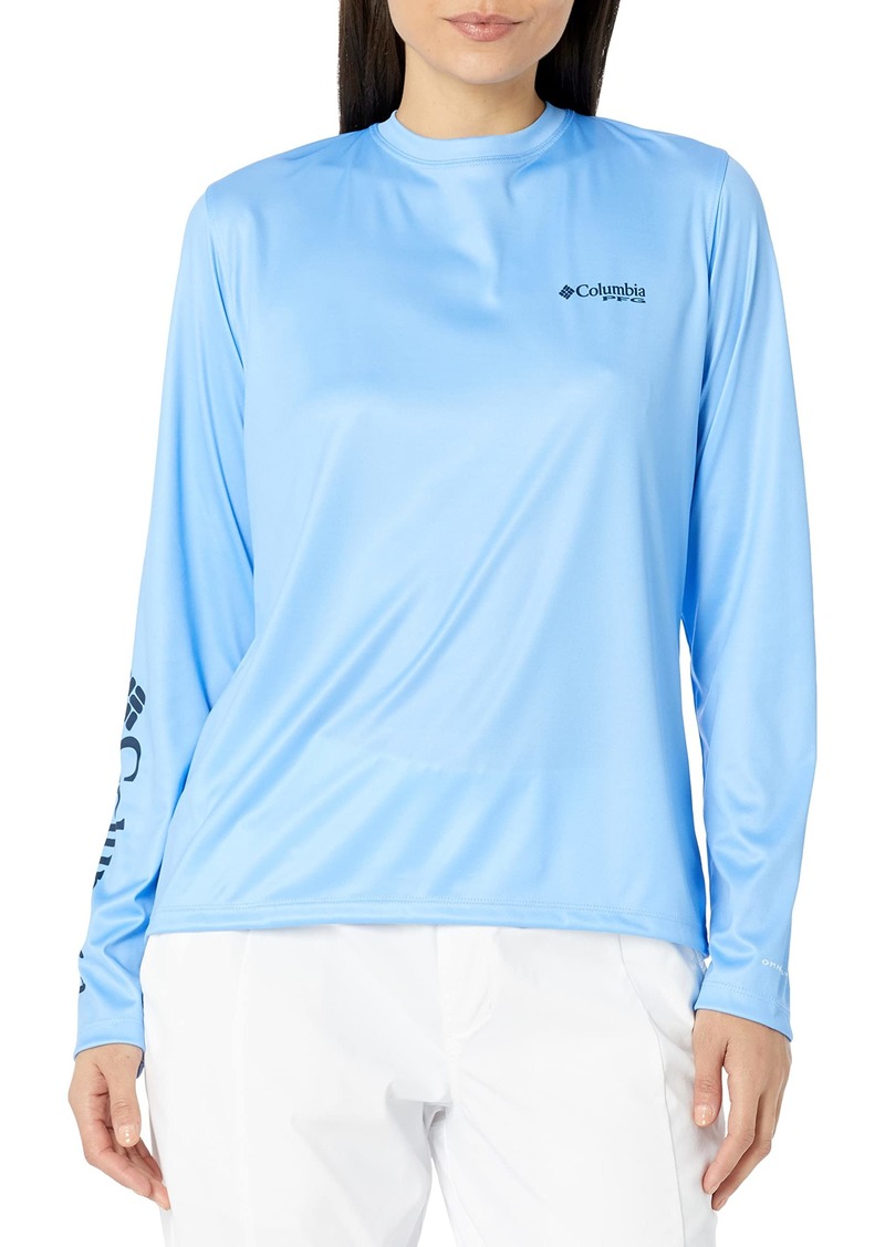 Columbia Women's Tidal Tee PFG Palapa Palms Long Sleeve