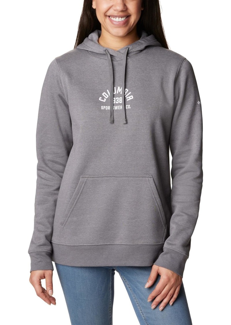 Columbia Women's Trek Graphic Hoodie City  Heather/White  Plus