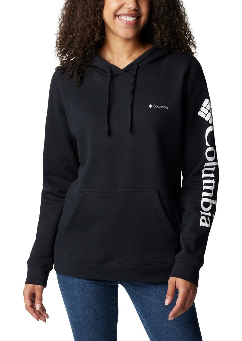 Columbia Women's Trek Graphic Hoodie /White Logo