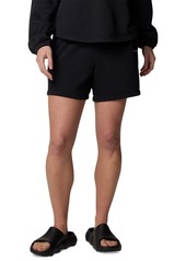 Columbia Women's Trek Mid-Rise French Terry Shorts - Black