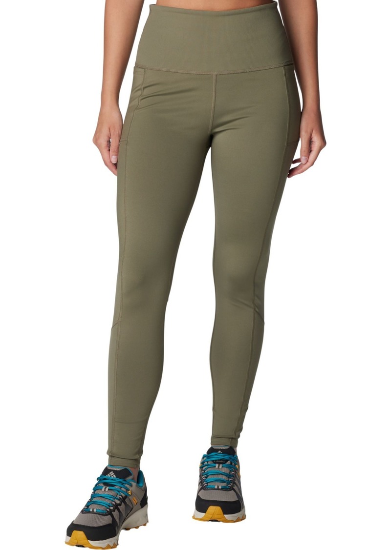 Columbia Women's Uphill Edge Leggings, Small, Green