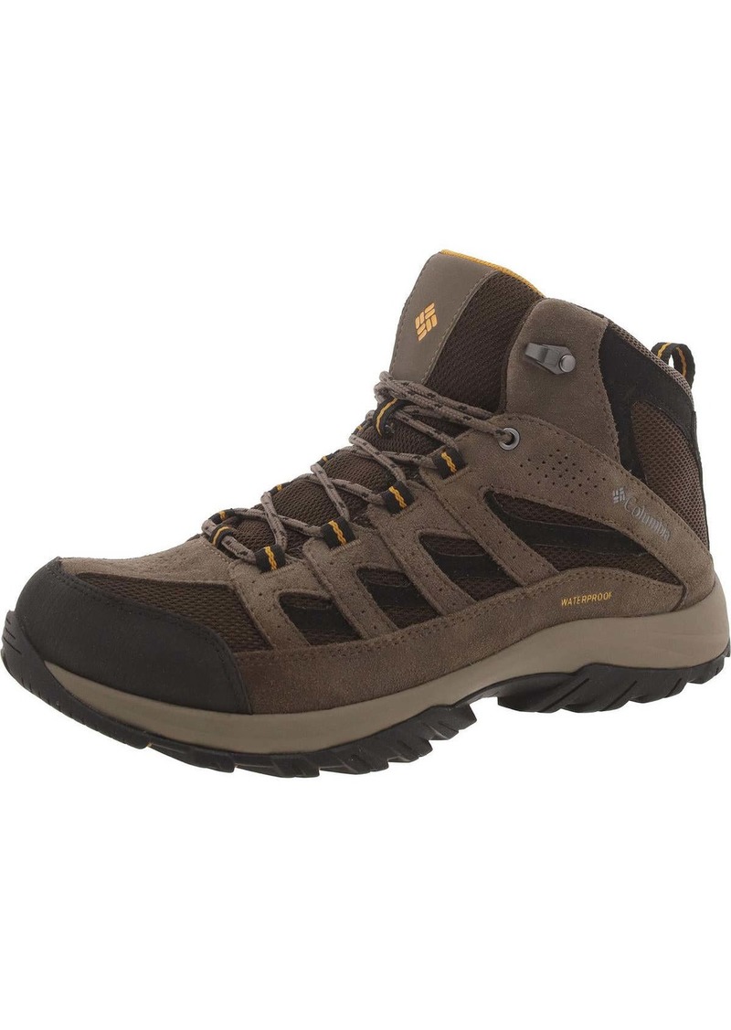 Columbia Crestwood Mid Mens Leather Waterproof Hiking Shoes