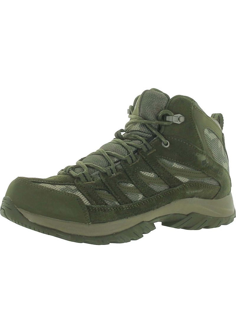 Columbia Crestwood Mid Mens Leather Waterproof Hiking Shoes