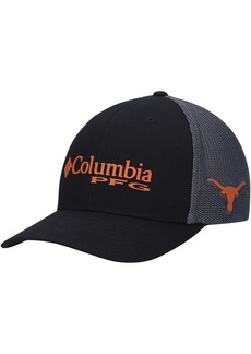 Men's Columbia Black and Gray Texas Longhorns Collegiate Snapback Hat - Black, Gray