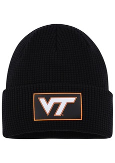 Men's Columbia Black Virginia Tech Hokies Gridiron Cuffed Knit Hat - Black
