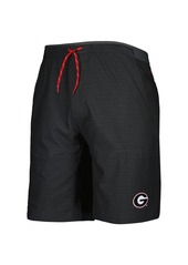 Men's Columbia Charcoal Georgia Bulldogs Twisted Creek Omni-Shade Omni-Shield Shorts - Charcoal