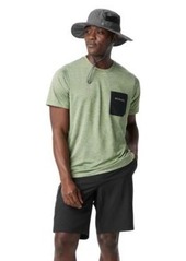 Mens Columbia Hike Novelty Performance Crewneck T Shirt With A Upf 50 Bora Bora Booney Hat