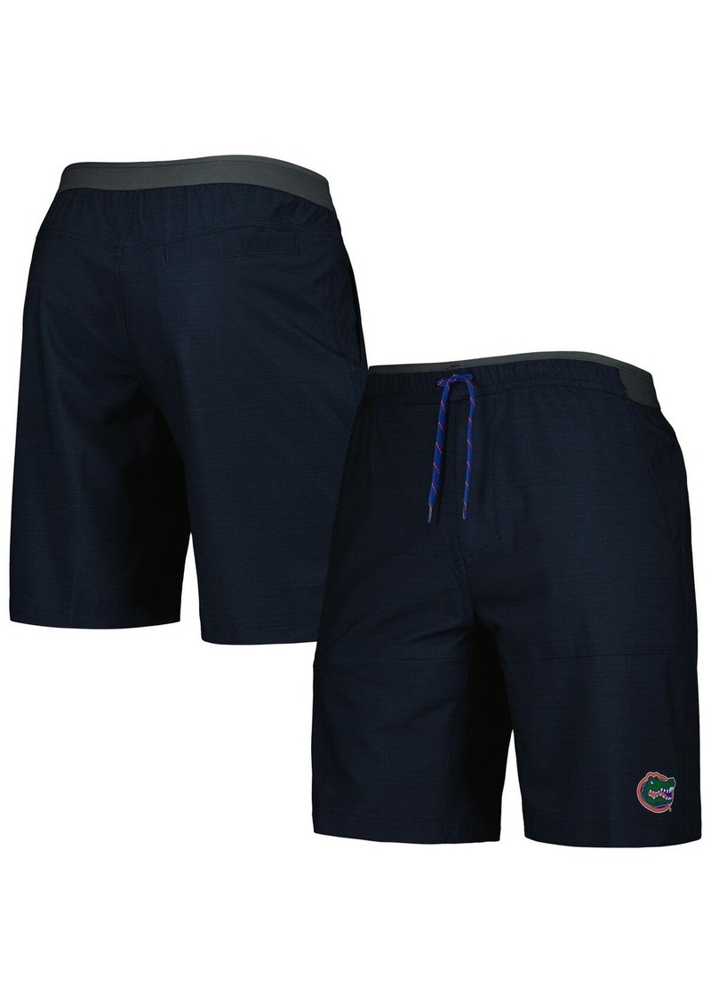 Men's Columbia Navy Florida Gators Twisted Creek Omni-Shield Shorts - Navy