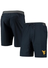 Men's Columbia Navy West Virginia Mountaineers Twisted Creek Omni-Shield Shorts - Navy
