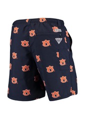 "Men's Columbia Pfg Navy Auburn Tigers Backcast Ii 8"" Omni-Shade Hybrid Shorts - Navy"