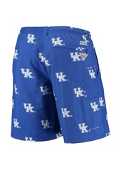 "Men's Columbia Pfg Royal Kentucky Wildcats Backcast Ii 8"" Omni-Shade Hybrid Shorts - Royal"